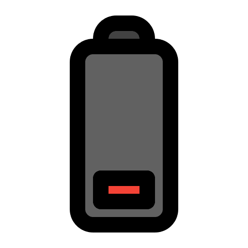 Low battery low battery ui battery level icon