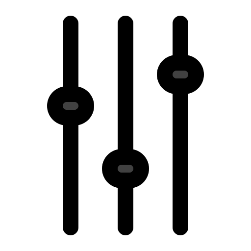 Levels ui adjustment setting icon