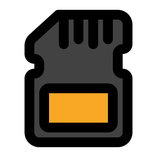 Memory card electronics micro sd card memory card icon