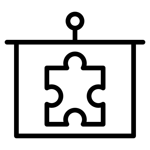 Management fit business and finance presentation icon