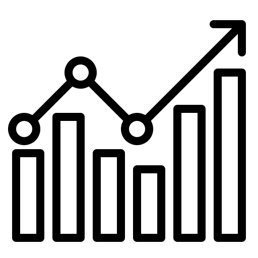 Management management chart graph icon