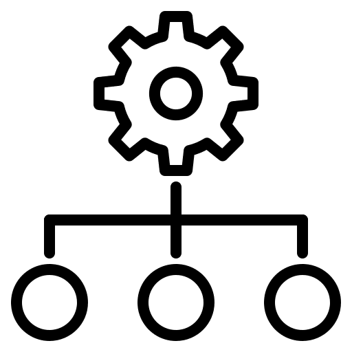 Structure hierarchy organization structure icon