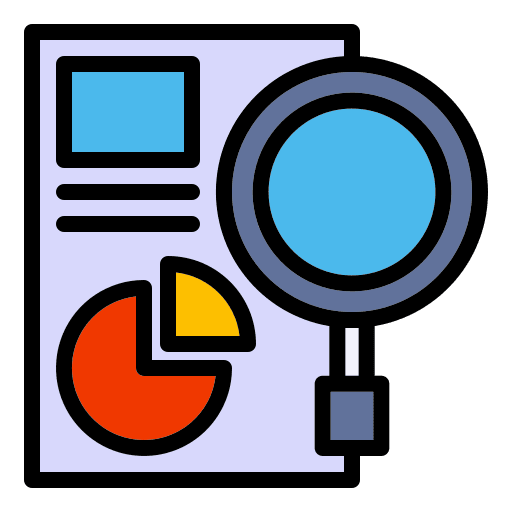 Data analytics data analytics business and finance business analyst icon