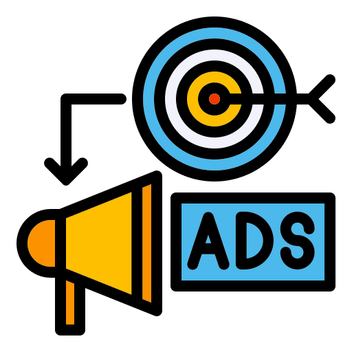 Targeted marketing digital marketing client business icon