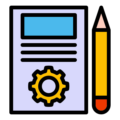 Task business analyst management files and folders icon