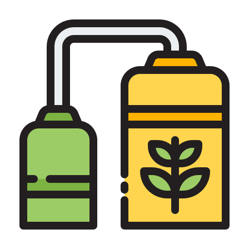 Biogas biogas plant renewable energy icon