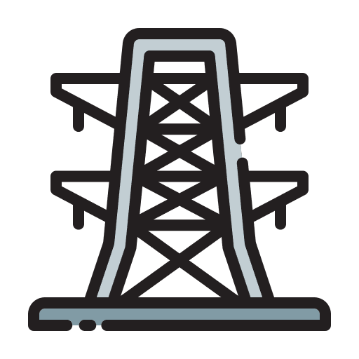 Electric tower electricity tower electric tower electricity icon