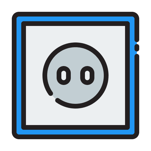 Power socket wall plug plugin electronics icon