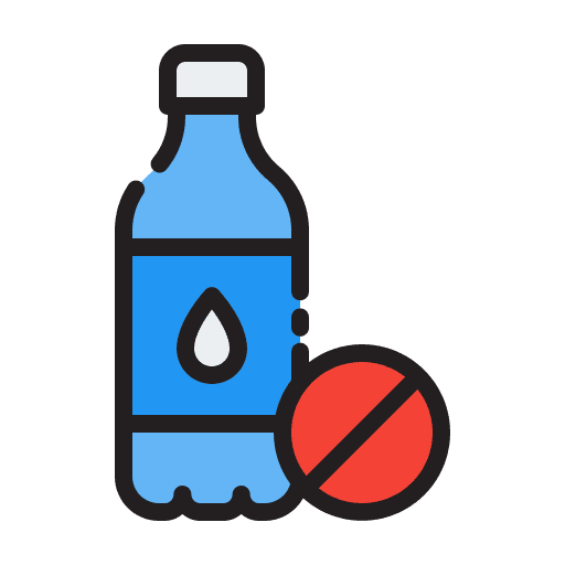 Plastic bottle no plastic bottles water bottle no water icon Plastic bottle no plastic bottles water bottle no water icon