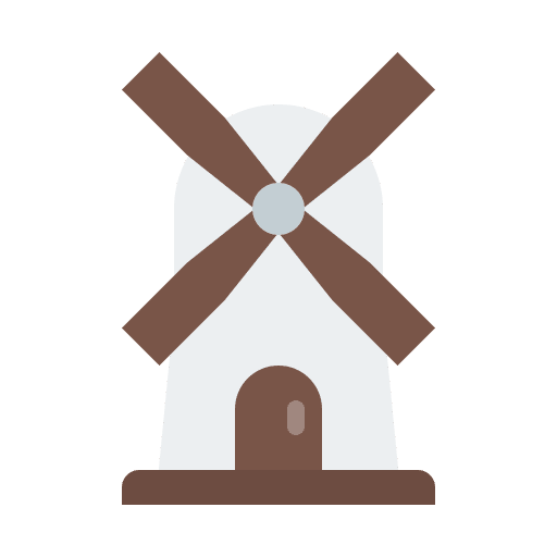 Windmill sustainability eolic green energy icon