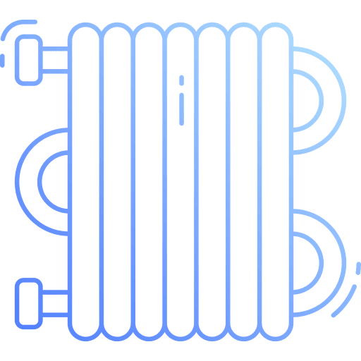 Central heating heating smarthouse heater icon