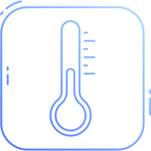 Temperature sensor home automation electronics climatization icon