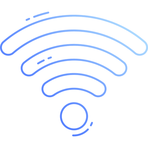 Wifi signal internet wireless connectivity coverage icon