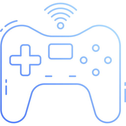 Game pad game console joystick vr gaming icon Game pad game console joystick vr gaming icon