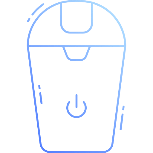 Trash garbage can trash smart home icon Trash garbage can trash smart home icon