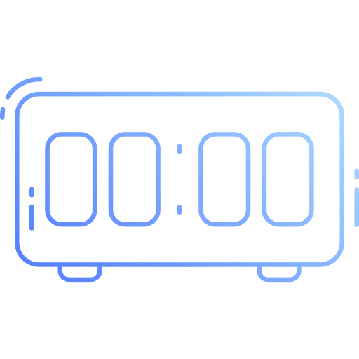 Alarm technology alarm clock electronics icon Alarm technology alarm clock electronics icon