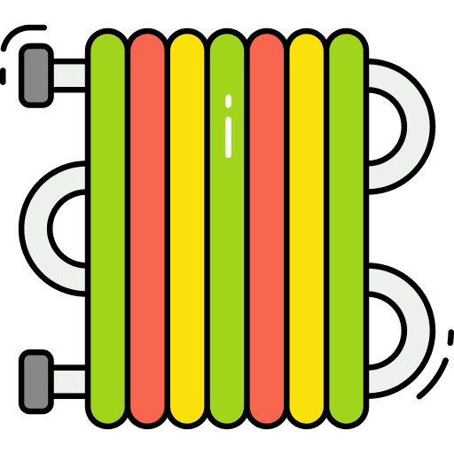 Central heating heating smarthouse heater icon