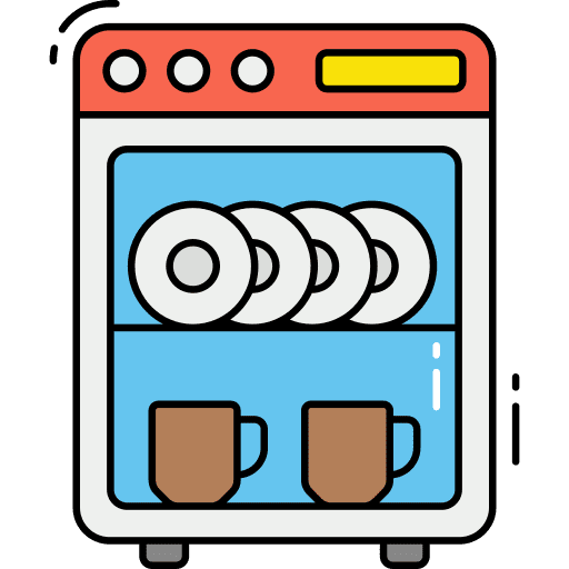 Dishwasher dish electronics dishwasher icon