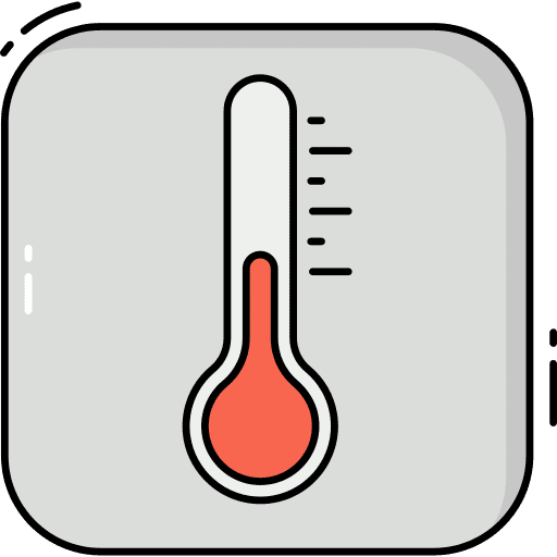 Temperature sensor sensor climatization home automation icon