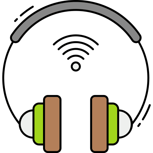 Wireless headphones wireless headphones device electronics icon