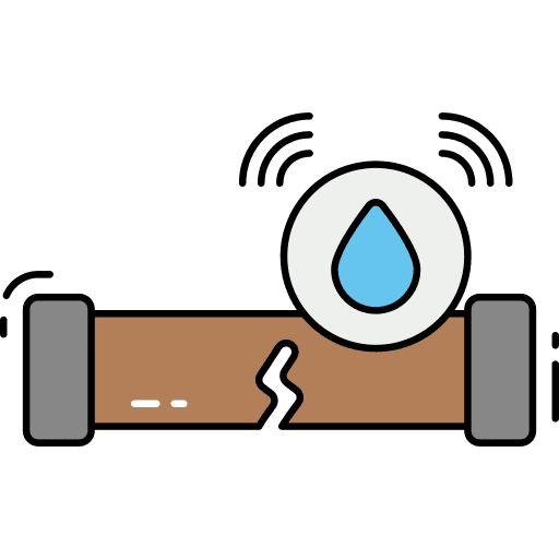 Sensor detector electronics plumbing icon Sensor detector electronics plumbing icon