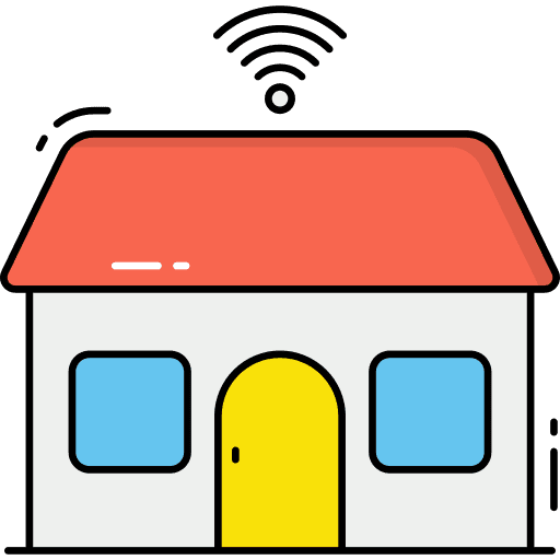 Smart home smart house wifi electronics icon Smart home smart house wifi electronics icon