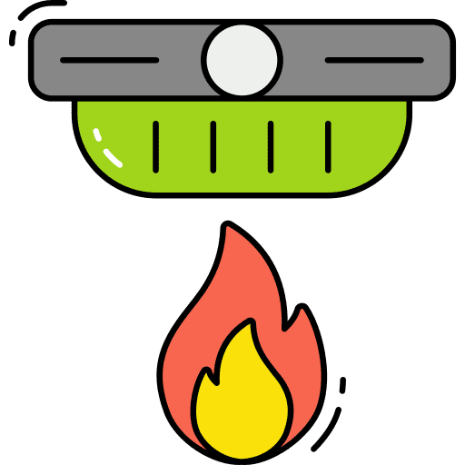 Fire sensor sensor electronics fire sensor icon Fire sensor sensor electronics fire sensor icon