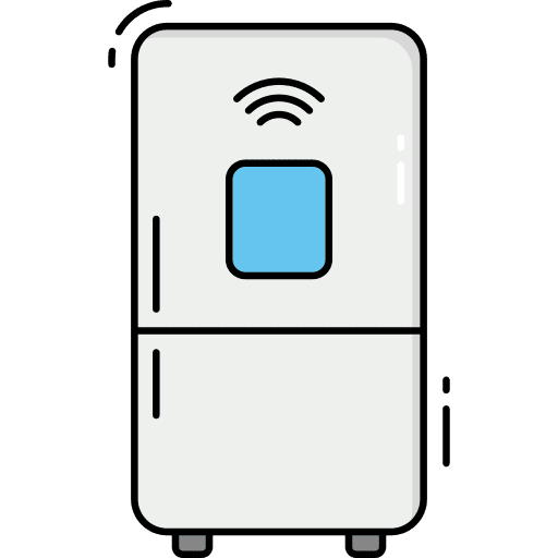 Smart fridge smart refrigerator cooler smart fridge icon Smart fridge smart refrigerator cooler smart fridge icon