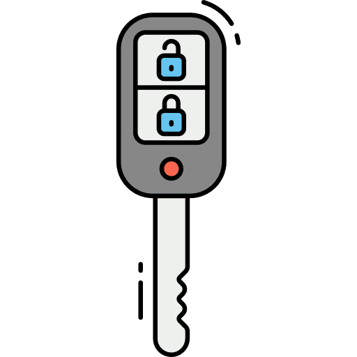 Smart key electronics remote remote access icon Smart key electronics remote remote access icon