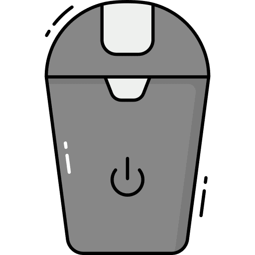 Trash bin smart home ecology and environment icon Trash bin smart home ecology and environment icon