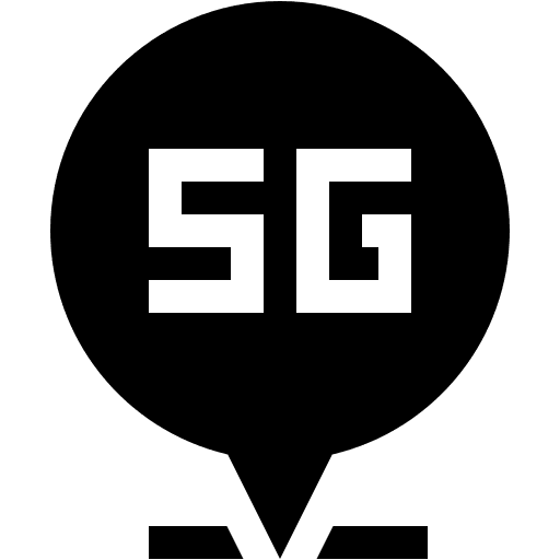 Location technology connectivity communications icon