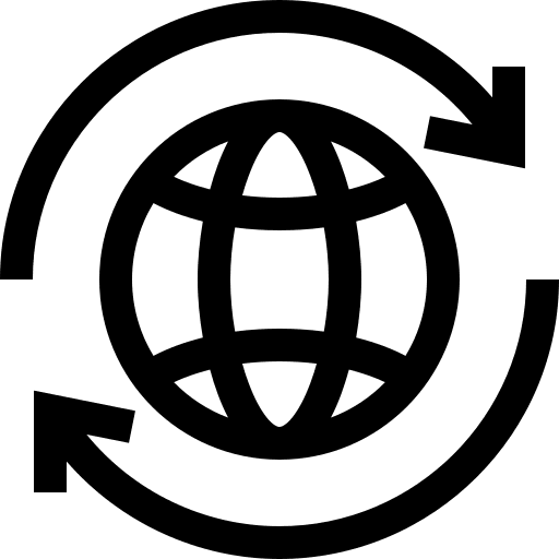 Trade circular arrow trade business and finance icon