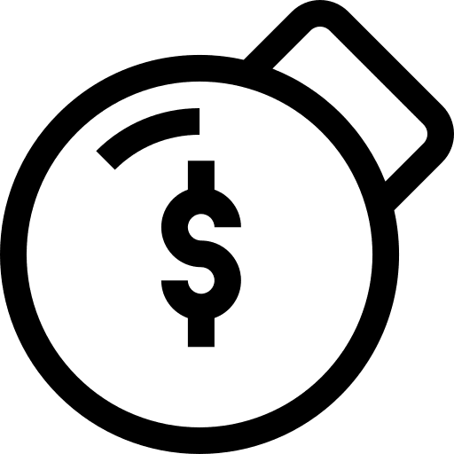 Debt kettlebell debt heavy icon