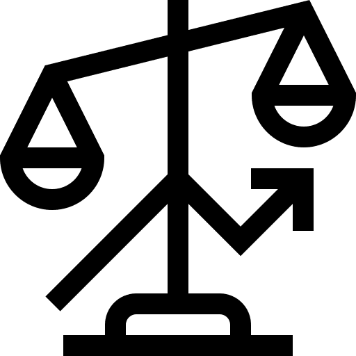 Stabilize balance stable business and finance icon