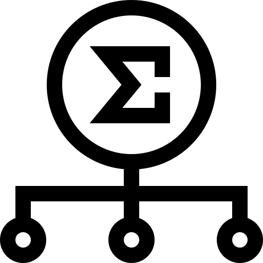 Total factor hierarchy business icon