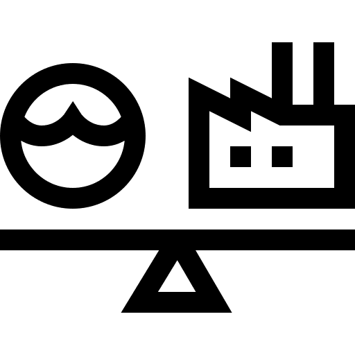 Balance balance industry factory icon