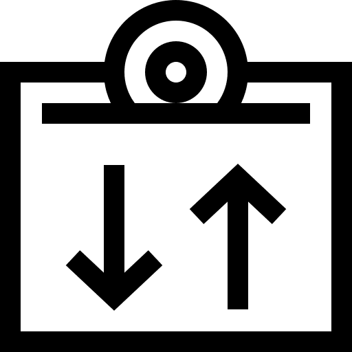 Money down up credit cards icon