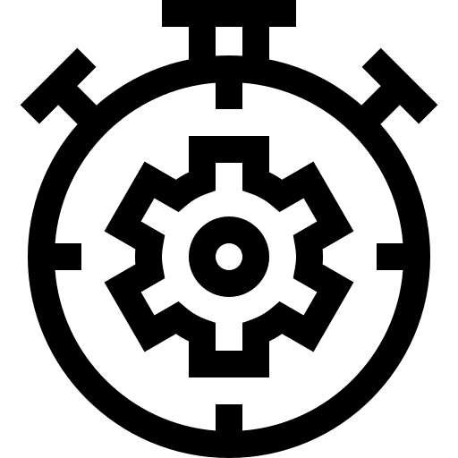 Productivity business and finance success gear icon