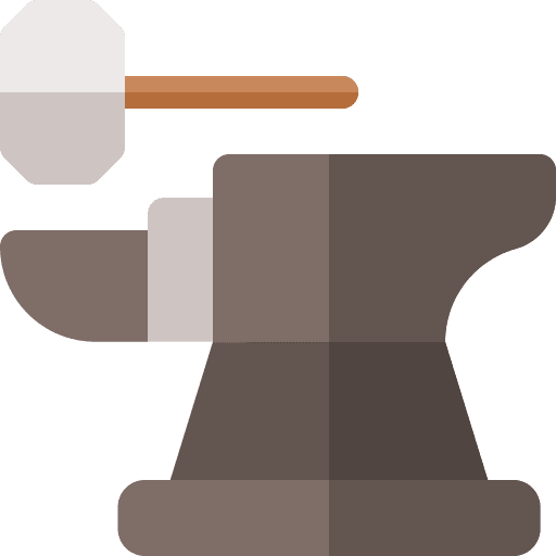 Anvil blacksmith home repair metals icon