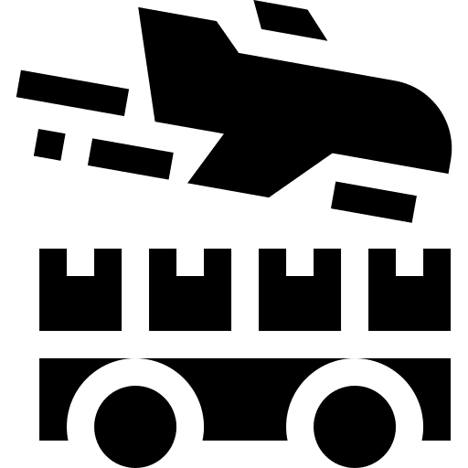 Import business and finance box parcel icon