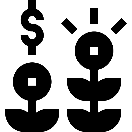 Investment bank business and finance investment icon