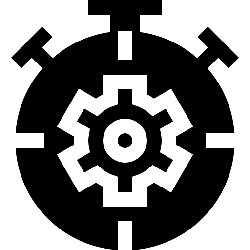 Productivity check chronometer business and finance icon