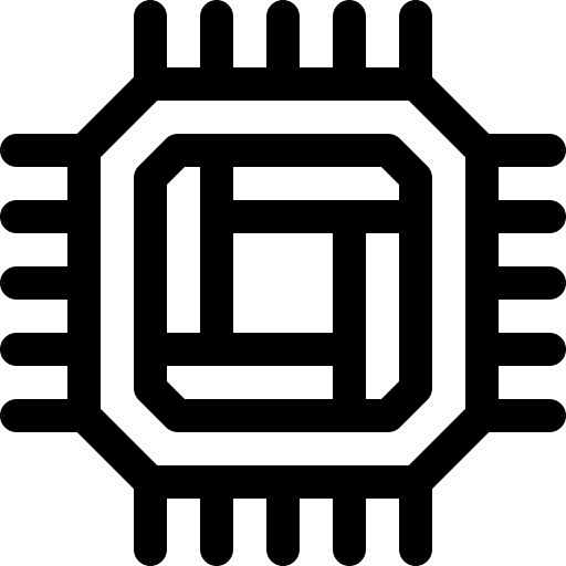 Microchip processor technology chip icon