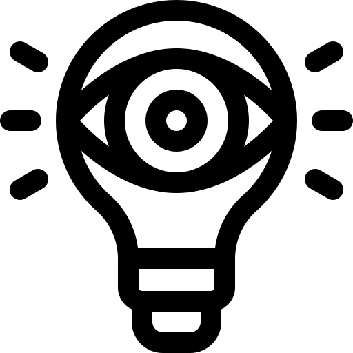 Vision idea marketing vision icon