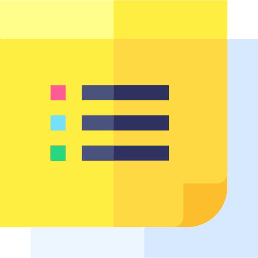 Sticky note activity sticky note process icon