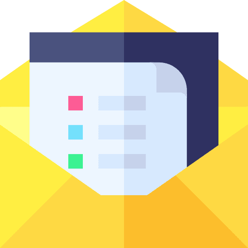 Mail envelope letter marketing icon