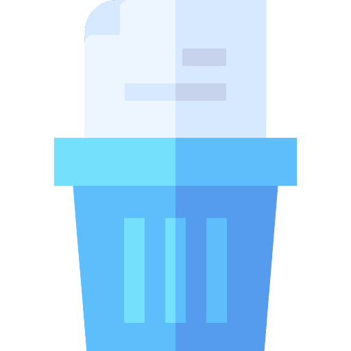 Paper bin ui bin folder icon