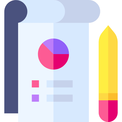 Pie chart report pie chart file icon