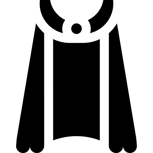 Cape superhero cloak cape icon