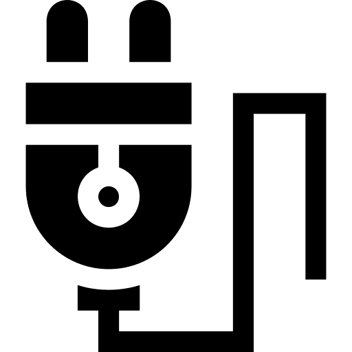 Plug plug power electronics icon
